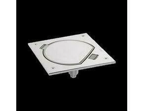 Vklad krabice podlah. SIMON KSE16U/23/72, KSE IP66 se záp., Schuko a RJ45 kat. 6 UTP, nerezová ocel