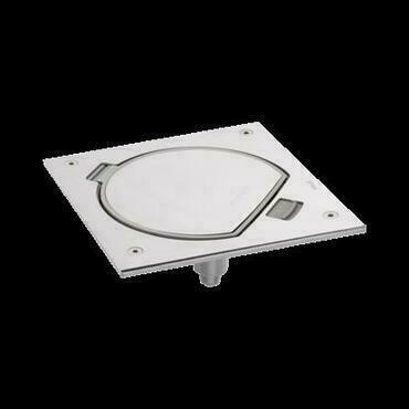 Vklad krabice podlah. SIMON KSE26U/23/72, KSE IP66 záp., zás. 230V~ + RJ45 kat. 6 UTP, nerez. ocel