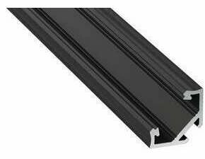 LED profil GREENLUX AL-PROFIL C BLACK 1M (10-0032-10)