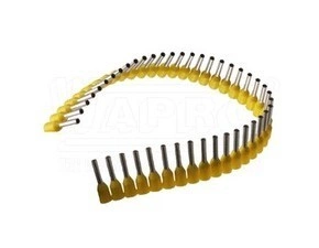 wpr7599 DUIP-1.0-8 zl lisovací dutinky s izolací PP (polypropylen) v pásech (10 x 50 ks), 1,0 - 8 mm