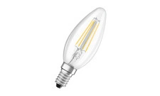 LED žárovka svíčka OSRAM VALUECLB40 4W/827 230V FIL E14 FS1, čiřá