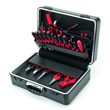 CIMCO 175410 Plastový kufr PERFEKT s nářadím 355x485x180 mm (29 ks)