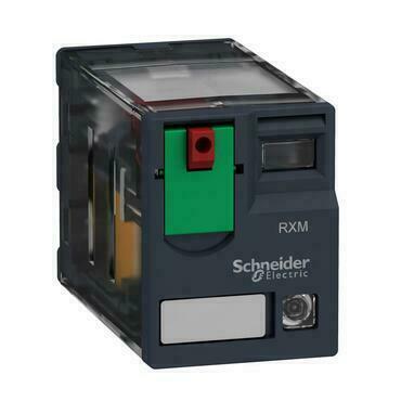 SCHN RXM4AB2B7 Miniaturní 4P, 6 A, 24 V AC s LED (obj.množství 10 ks) RP 0,04kč/ks