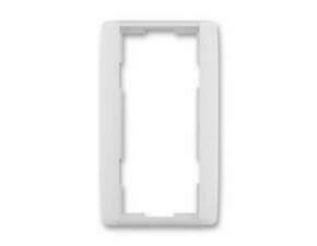 Rámeček dvojnásobný ABB Element 3901E-A00121 01, bílá/ledová bílá, svislý