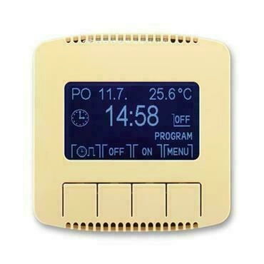 Hodiny spínací ABB Tango 3292A-A20301 D, , béžová, programovatelné (ovládací jednotka)