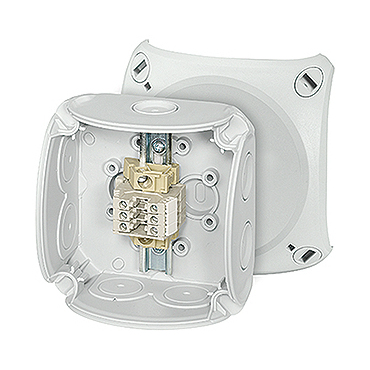 HEN RK 0203 T Krabicová rozvodka s 3x řadovou svorkou 2,5mm2, IP 66