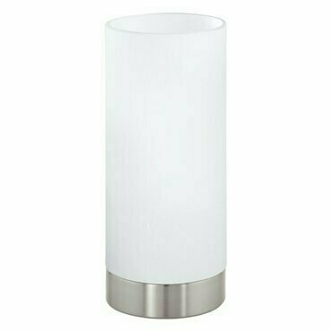 Svítidlo stolní EGLO TL 1 E27 NICKEL-M WEISS DAMASCO 1