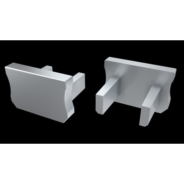 Koncovka profilu GREENLUX EC-PROFIL X GRAY (12-0084-01)