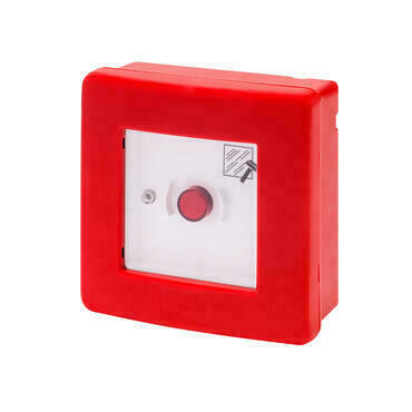 EST Nouzové tlačítko požární, s osvětleným tlačítkem, IP55, červená RP 0,26kč/ks Gewiss