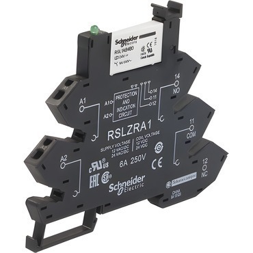 SCHN RSL1PRBU Relé 24V AC/DC+patice-pružinové svorky (obj.množství 10 ks)