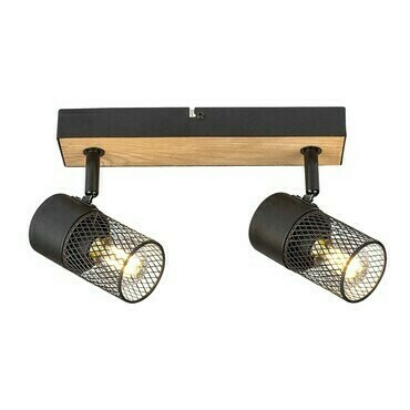 Bodové svítidlo Metta dub E14 2×40W RABALUX 71152
