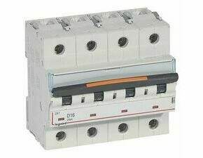 Jistič čtyřpolový LEGRAND 409846 DX3 4P D16 25KA
