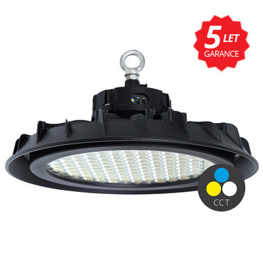 LED reflektor ECOPLANET INDUSTRY+ 60W, 13000lm, CCT 3000/4000/6000K, IP65, černá