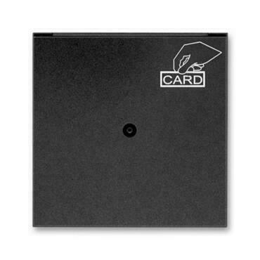 Kryt spínače ABB Neo 3559M-A00700 37, onyx, kartového, s čirým průzorem