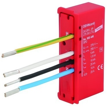 DEHN 900446  Svodič přepětí typ 2 cord 2-pólový pro elektroinstalační systémy DEHN DEHN