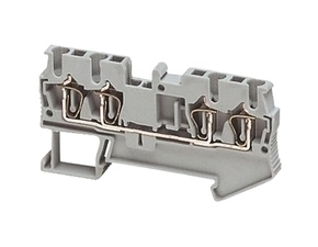 SCHN NSYTRR24 Pružinová svorka, 4 body, 2,5mm2 šedá (obj. mn. 50ks)