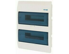 Rozvodnice zápustná EATON 280356 BC-U-2/24-ECO, průhledné plast. dveře, 2 řady, 24 modulů