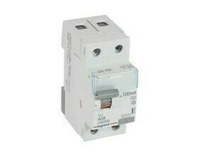 Chránič dvoupolový LEGRAND 411565 TX3 CHRÁN. 2P 40A 100MA A