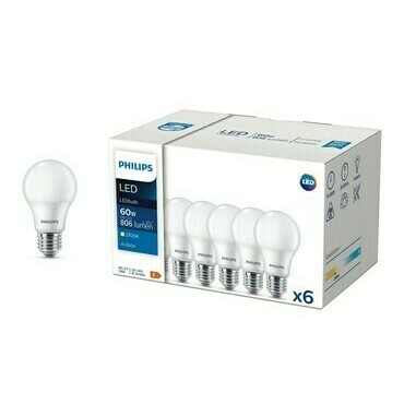 LED žárovka PHILIPS CorePro LEDbulb ND 8-60W A60 E27 827 6CT