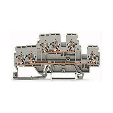 WAGO 870-531 3vodičová dvoupatrová svorka