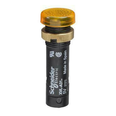 SCHN XVLA335 Signálka s LED - 12 mm , 24 V,žlutooranžová RP 1,5kč/ks