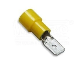 wpr8954 KOP-PI-6-6308-PA lisovací kolík plochý poloizolovaný PA (polyamid), DIN 46245, EASY ENTRY, 4