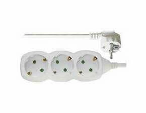 EMOS P0323R PRODLUŽKA 3Z 3M 1,5MM SCHUKO