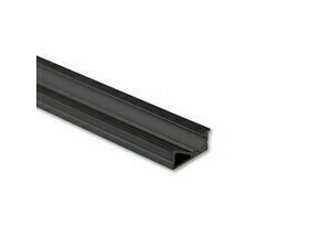 Profil vestavný MC LED VE 24x10mm bez difuzoru černý 2m