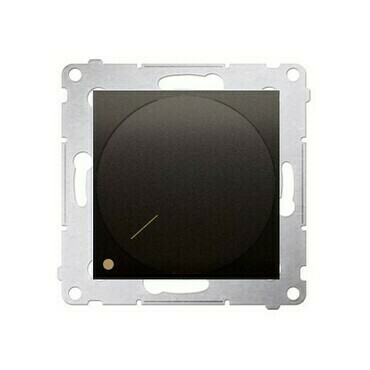Stmívač pro stm. LED SIMON 54 DS9L2.01/46, ot. stm., tlač. sp., 5-215W, 4 vodič., hnědá metalíza