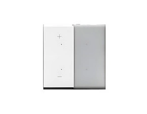 Kryt SIMON 55 TKE24/111, pro elektronické spínače a ovladače, 1/2násobný, levostranný, bílá matná