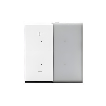 Kryt SIMON 55 TKE24/111, pro elektronické spínače a ovladače, 1/2násobný, levostranný, bílá matná
