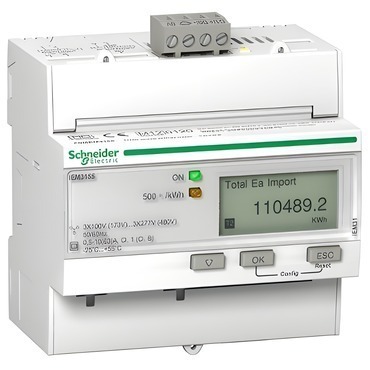 SCHN A9MEM3155 Elektroměr iEM3155 do 63A, komunikace Modbus, MID
