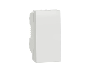 SCHN NU310618SC Unica - Tlačítko řazení 1/0, 1M, šroubové, 1M, Bílé