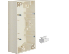 HAG 10428982 Krabice, 2-násobná na omítku, Berker S.1, krémová, lesk