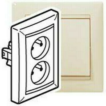 LEG 774392 VA BÉŽ. ZÁSUVKA 2X2P+T