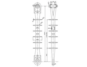 IZOLÁTOR PLASTOVÝ TAHOVÝ SMH 25 -2 OKO-VIDLICE