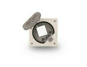 Vklad krabice podlahové SIMON KSE0/23/72, KSE IP66 se západkou, prázdný, 1M K45, nerezová ocel