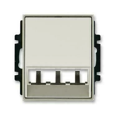 Kryt pro šikmé osvětlení ABB Time 5014E-A00400 32, starostříbrná, s LED nebo Panduit Mini-Com