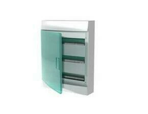 Rozvodnice nástěnná ABB 1SPE007717F1021, IP41/54M, Mistral41W vč. N/PE, průhledná dvířka