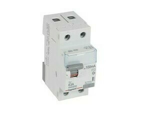 Chránič dvoupolový LEGRAND 411521 TX3 CHRÁN. 2P 63A 100MA AC