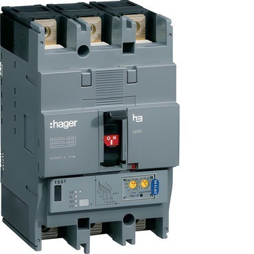 HAG HET250JR Kompaktní jistič h3+ P250 LSI 70 kA, 3-pólový, In 250 A