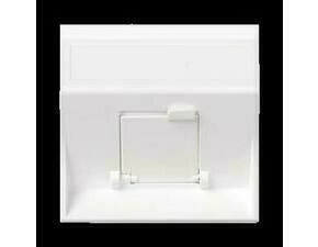 Kryt dat. zás. SIMON 50000081-030, Simon 500, zkosený, se cl., 50x50 mm, bílá