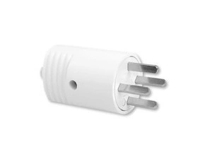 Vidlice s přímým vývodem ABB 5538N-C01706 B, bílá, 10 A, 48 V AC, vzor L