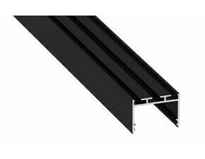 LED profil GREENLUX AL-PROFIL ALBA BLACK ANODIZED 1M (10-1402-10)