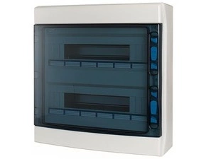 Rozvodnice nástěnná EATON 174194 IKA-2/36-ST-UV, IP65 pro venkovní použití, průhledné dveře, 2 řady