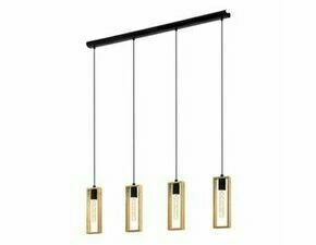 EGLO HL/4 E27 SCHWARZ/HOLZ 'LITTLETON'