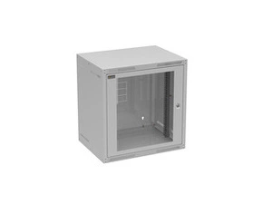 Rozvaděč nástěnný SOLARIX GrandN-12U-645-11-G, 19", 12U, RAL 7035, 600x450 mm, skleněné dveře