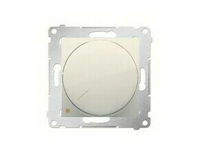 Stmívač pro stm. LED SIMON 54 DS9L2.01/41, ot. stm., tlač. sp., 5-215W, 4 vodič., krémová