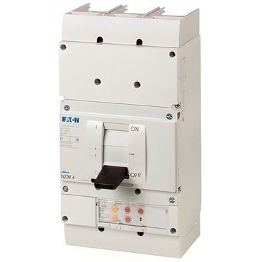 EATON 290375 NZMH4-VE630-S1 Jistič, 3pól, el.spoušť, selektivní, In=630A, Icu=20kA, Un=1000V AC