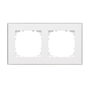Rámeček SIMON TRD2.166/111, 2 násobný, bílá